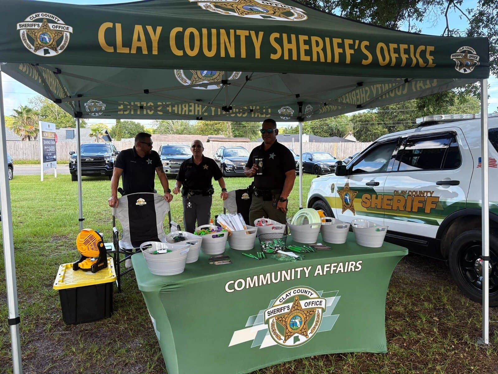 The Clay County Sheriff's Office on our field